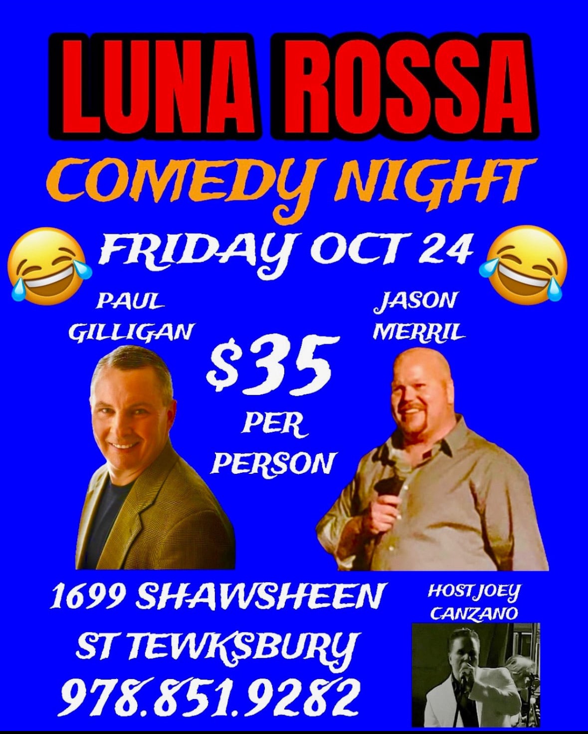 Comedy Night at Luna Rossa!