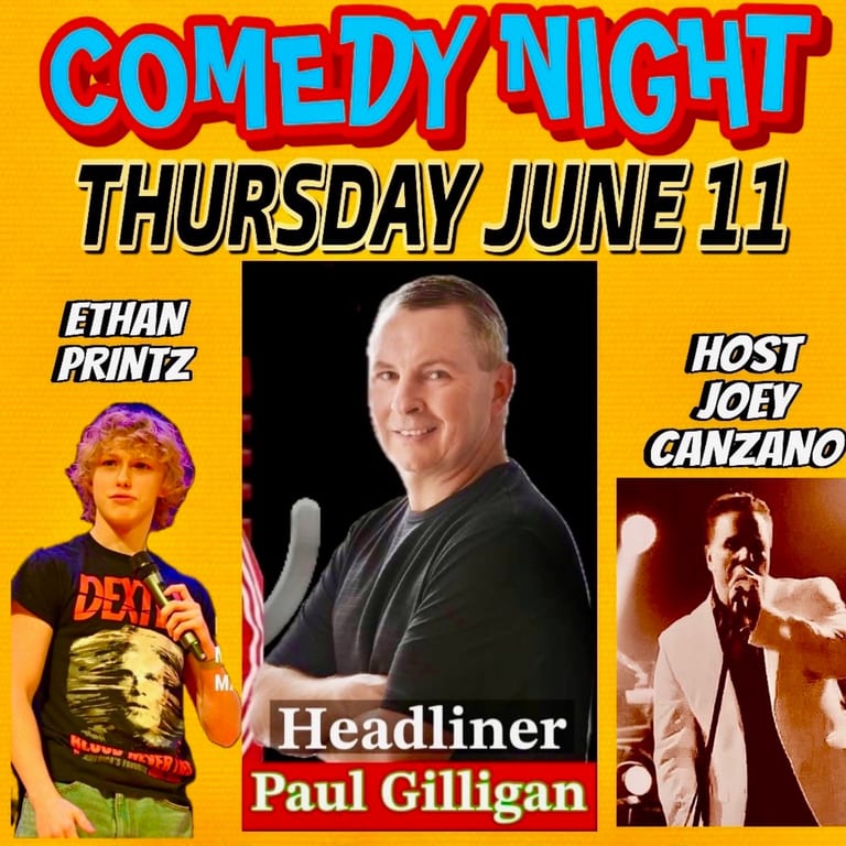 Comedy Night!  June 11th