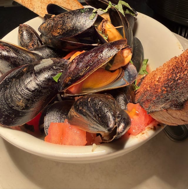 Cozze in Bianco.