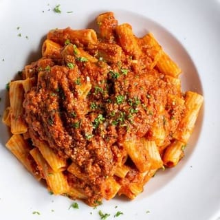 Rigatoni Bolognese Full Platter